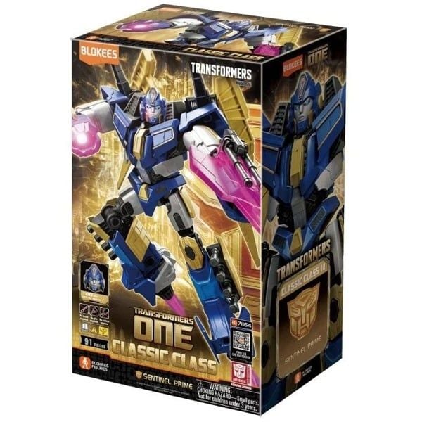  Mô hình lắp ráp có đèn serries Transformers Classic Class(CC) 14 ONE Sentinel Prime (Luminous Eyes) Blokees 71164 