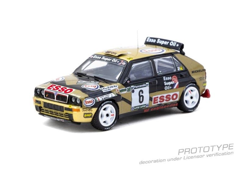  Mô hình xe Lancia Delta HF Integrale – ECR Piancavallo Rally 1993 Winner tỉ lệ 1:64 Tarmac Works T64-049-93PIR06 