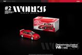  Mô hình xe Mitsubishi Lancer evolution VI Tommy Makinen edtion tỉ lệ 1:64 Works model W64-0002 