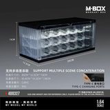  Hộp trưng bày container Cảnh giá đỗ xe 3D trong suốt kích thước 33.4cm x 14.5cm x 7.8cm tỉ lệ 1:64 MoreArt Box M-BOX MB400327 