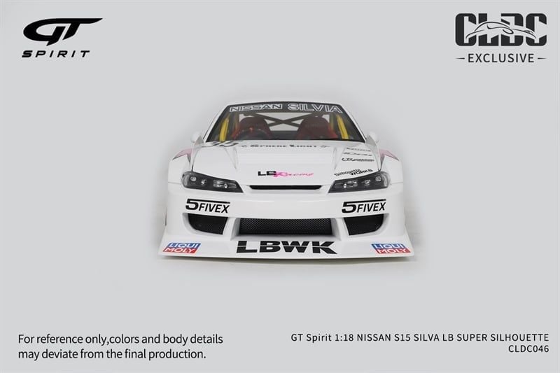  Mô hình xe Nissan Silvia LB Super SILHOUETTE resin limited edition 504pcs tỉ lệ 1:18 GT SpiritCLDC046 
