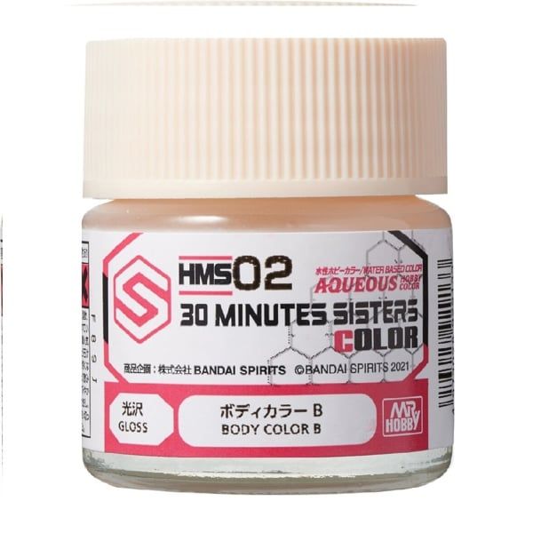  Aqueous HMS02 sơn mô hình màu da sáng Beige dòng color body 30 Minutes Sisters 10ml Mr.Hobby HMS02 