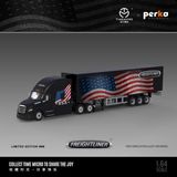  Mô hình xe container Freightliner American color tỉ lệ 1:64 Time micro x Perka TM800101 