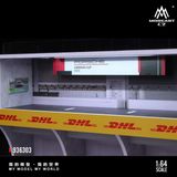  Hộp trưng bày container mô phỏng cảnh phòng 3D Porsche Carrera Cup Châu Á 30x30x17.8cm tỉ lệ 1:64 MoreArt MO936303 