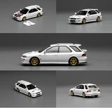  Mô hình xe ô tô Subaru lmpreza Wagon WRX STi Version VI Pure White tỉ lệ 1:64 Motorhelix M67102 
