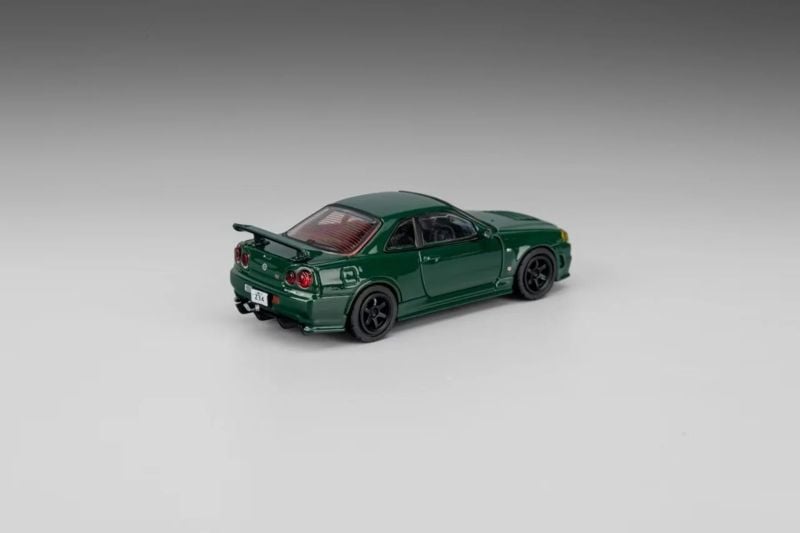  Mô hình xe Nissan Nismo GT-R Z tune R34 green tỉ lệ 1:64 Shadow LL-044-233 