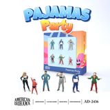  Set mô hình nhân vật figure Pajamas Party kim loại tỉ lệ 1:64 American Diorama AD-2436 
