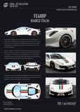  Mô hình xe Ferrari 488 Pista Limited To 1000 pcs tỉ lệ 1:64 TOC model TC-D-FE488P 