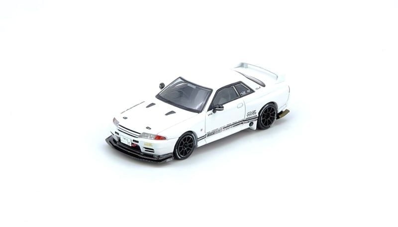  Mô hình xe Nissan TOP SECRET VR32 GT-R White tỉ lệ 1:64 Inno64 IN64-VR32TS-WHITE 
