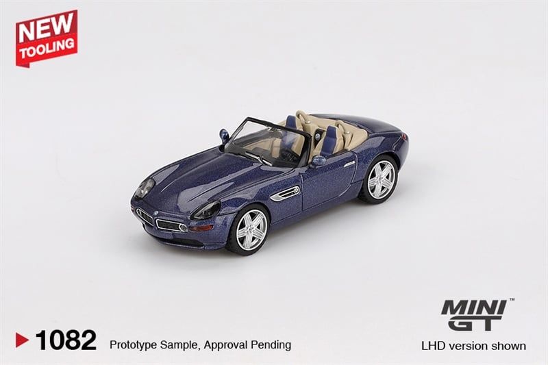  Mô hình xe BMW Z8 Alpina Alpine Blue tỉ lệ 1:64 MiniGT MGT01082-CH 
