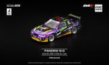  Mô hình xe Nissan S13 Rocket Pandem EVA RT TEST TYPE-01 mở capo tỉ lệ 1:64 Poprace PR640432 