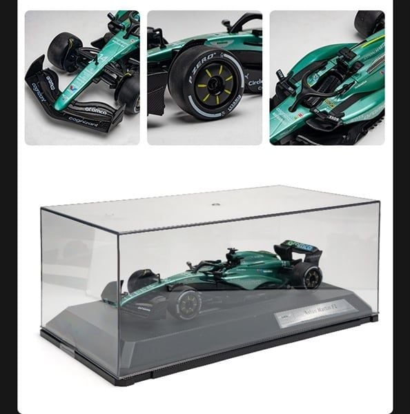  Mô hình xe F1 Formula Aston Martin #14 hộp mica tỉ lệ 1:24 RW model RW5124 
