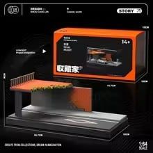  Hộp trưng bày mô phỏng đường hầm/cao tốc đô thị 19.7x10x10 tỉ lệ 1:64 SHOU CANG JIA SCJ82001 