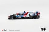 Mô hình xe BMW M Hybrid V8 GTP #25 BMW M Team RLL 2024 IMSA Daytona 24 Hrs bản card tỉ lệ 1:64 MiniGT MGT01241 - NO CHASE 