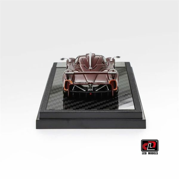  Mô hình xe Pagani Huayra R-carbon red limited edition tỉ lệ 1:64 LCD model LCD64028 