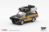  Mô hình xe Range Rover 1981 Camel Trophy Sumatra N.Sudmann & F.Hofmann bản card tỉ lệ 1:64 MiniGT MGT01311 