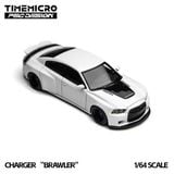  Mô hình xe Charger Brawler White tỉ lệ 1:64 Time Micro×PSC TM648205 