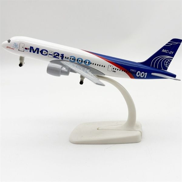  Mô hình máy bay Russia Irkut MC-21 20cm có bánh xe MB20147 