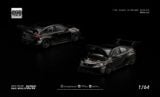  Mô hình xe Honda Civic TYPE-R (FL5) TCR - DARK CHROME tỉ lệ 1:64 Pop Race PRDC012 