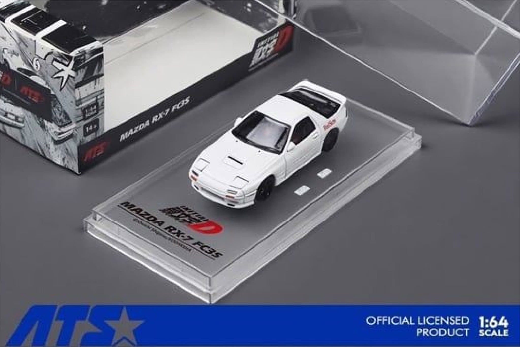  Mô hình xe Mazda RX-7 FC3S - Initial D tỉ lệ 1:64 ATS (Aites) Car ATS880204 