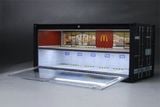  Hộp trưng bày container mô phỏng Bối cảnh chủ đề McDonald's có đèn kích thước 38.7x16x16.5cm tỉ lệ 1:64 MoreArt box M-Box MB400320 
