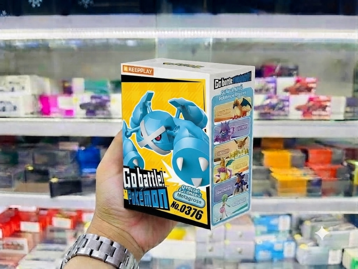  Mô hình lắp ráp Go battle! Pokémon Vol 2 Metagross PP07 Keepplay 32395 