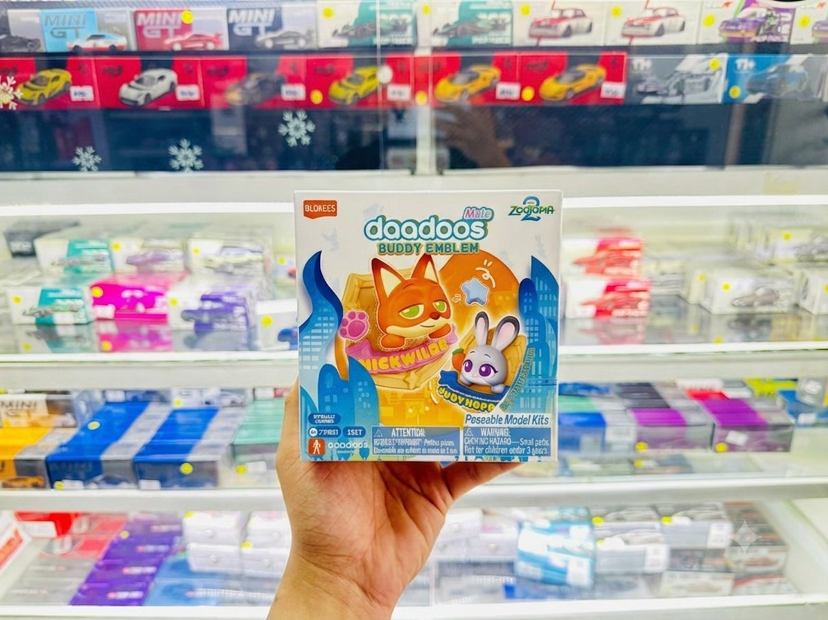  Mô hình Blindbox Zootopia Daadoos Mate Series 01 Buddy Emblem Blokees 73821 