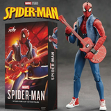 Mô hình nhân vật Marvel người nhện Spider man spider punk tỉ lệ 1:10 18CM ZD Toys ZC49 FG271 