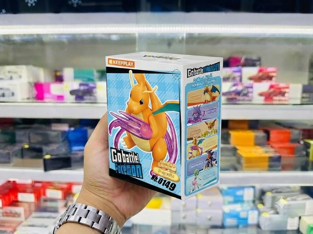  Mô hình lắp ráp Go battle! Pokémon Vol 2 Dragonite PP14 Keepplay 32668 