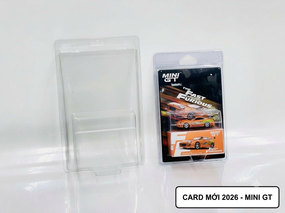  Hộp bảo vệ nhựa Pvc đựng MiniGT loại card mới tỉ lệ 1:64 PVC_MINIGT_CARD_V2 
