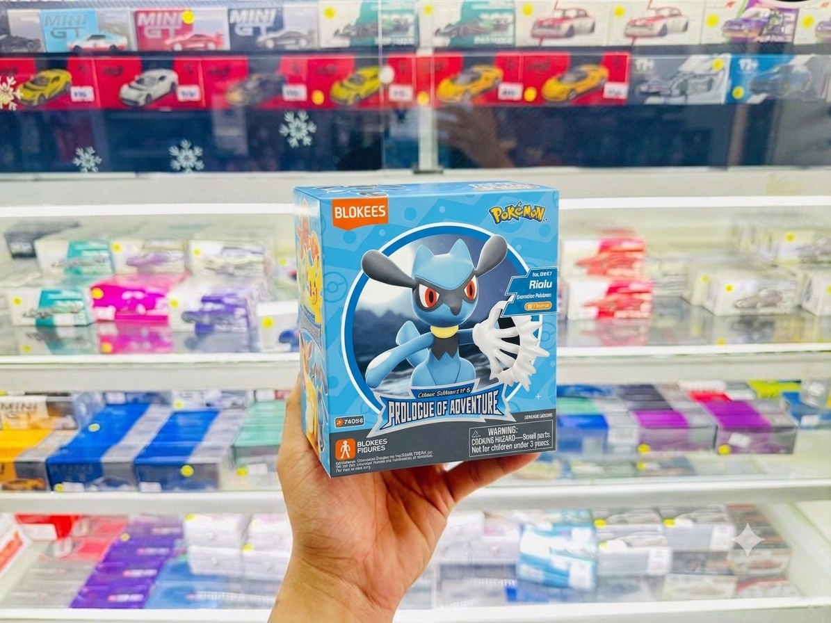  Mô hình lắp ráp Pokemon CV S Prologue of Adventure Riolu EP04 Blokees 74004 