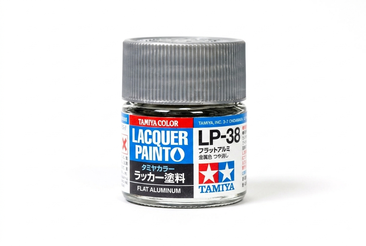  Lacquer lp38 flat platinum sơn mô hình màu bạc kim loại nhám 10ml Tamiya 82138 