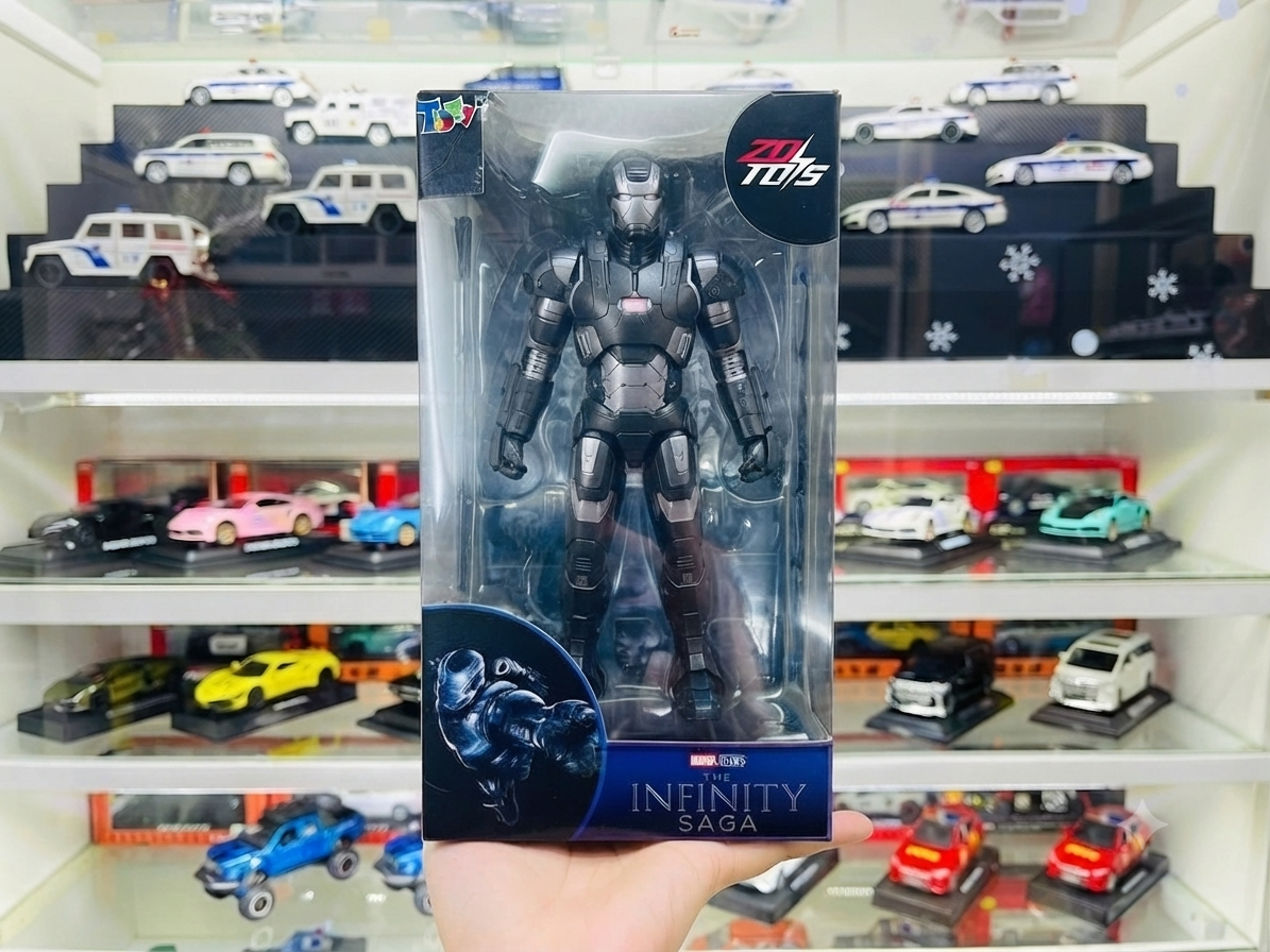  Mô hình nhân vật Marvel War Machine Avenger End game có khớp tỉ lệ 1:10 18CM ZD Toys ZM85 