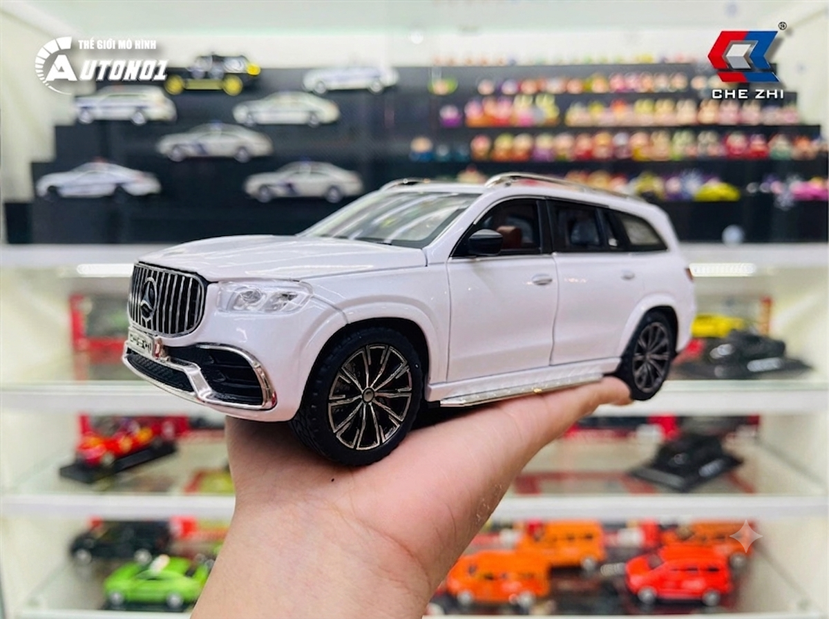  Xe ô tô mô hình bằng hợp kim và nhựa Mec GLS63 AMG tỉ lệ 1:24 Chezhi CZ134P OT24070 