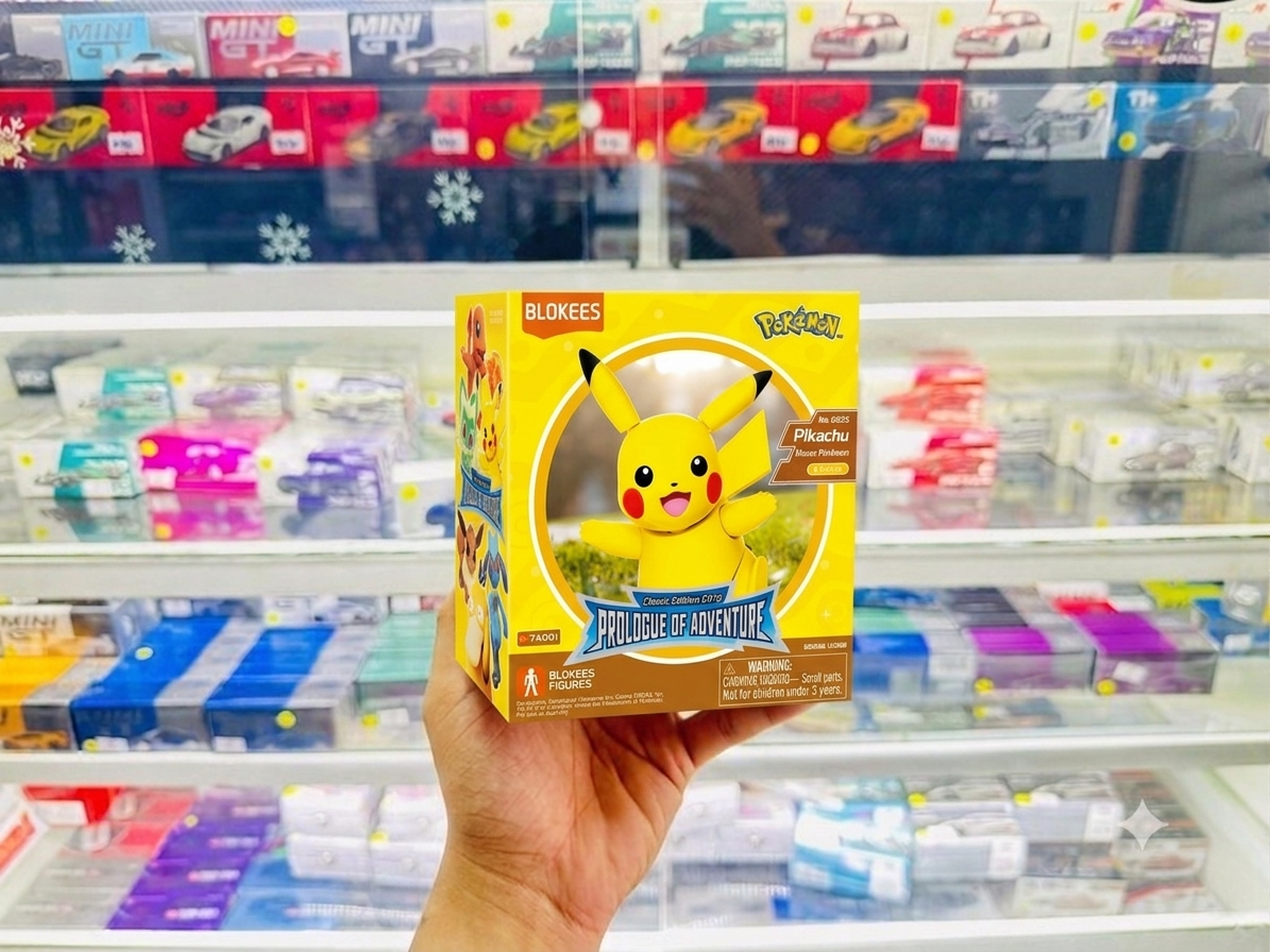  Mô hình lắp ráp Pokemon CV S Prologue of Adventure Pikachu EP01 Blokees 74001 
