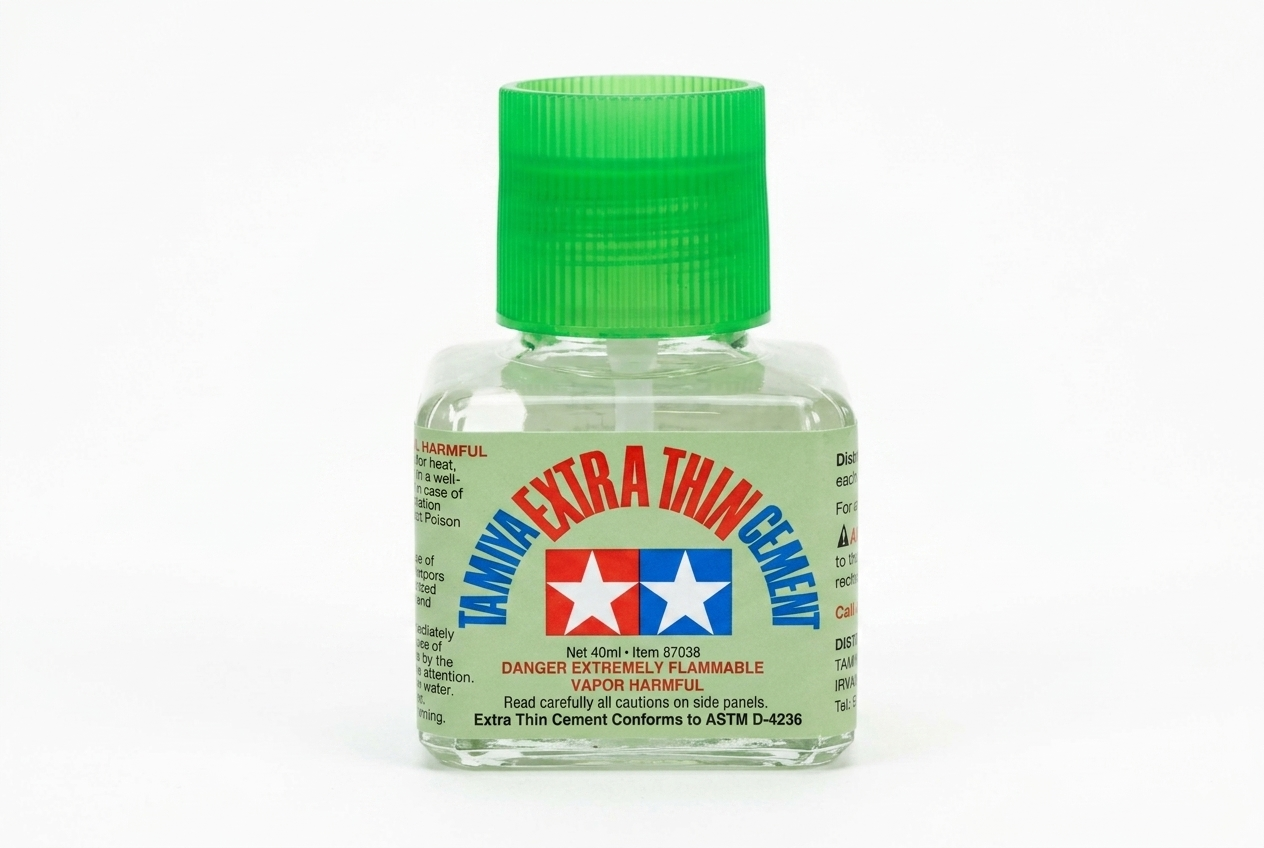  Dung dịch keo dán mô hình nhanh khô extra thin cement 40ml Tamiya 87038 