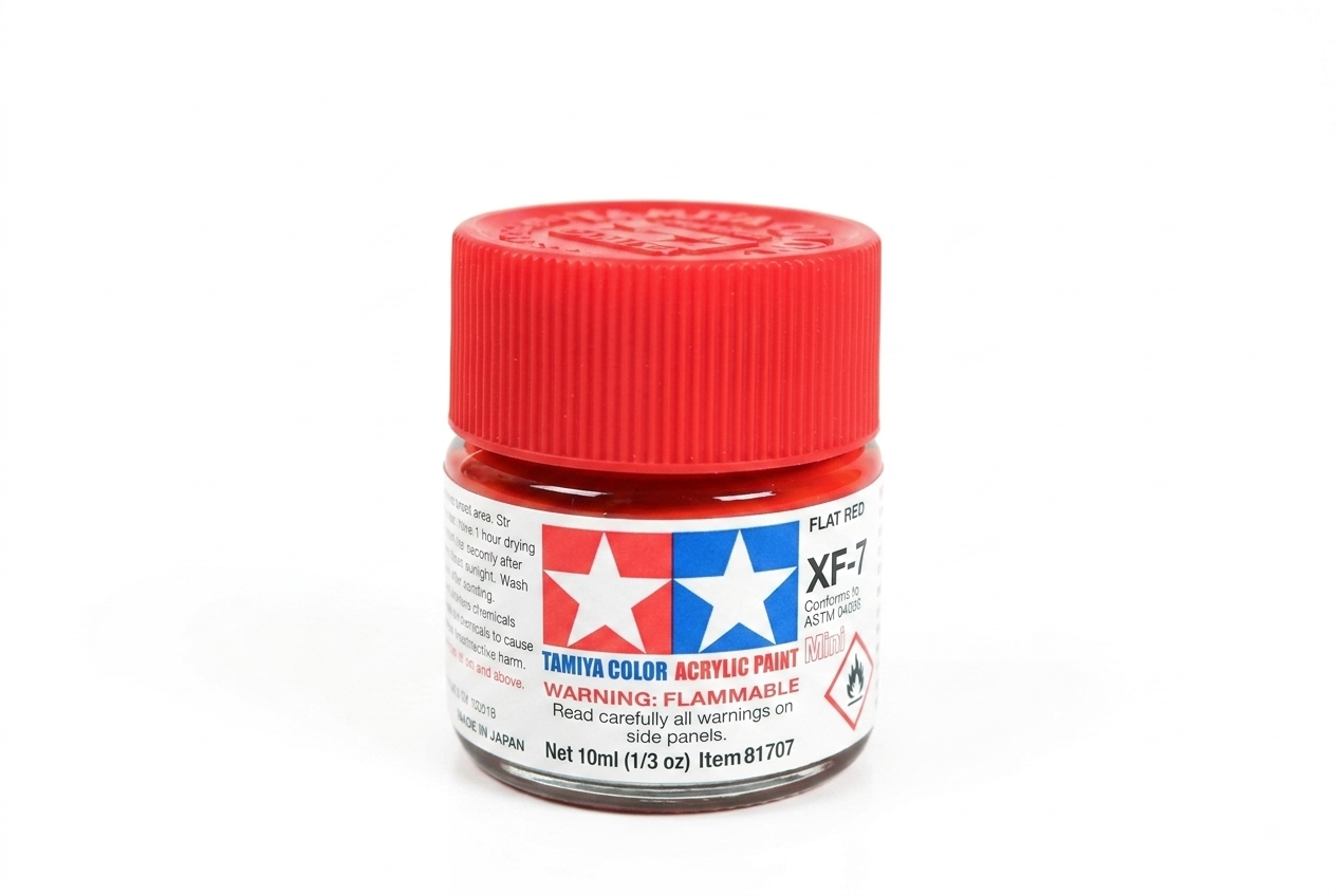  Acrylic mini xf7 matt red sơn mô hình màu đỏ mờ 10ml Tamiya 81707 