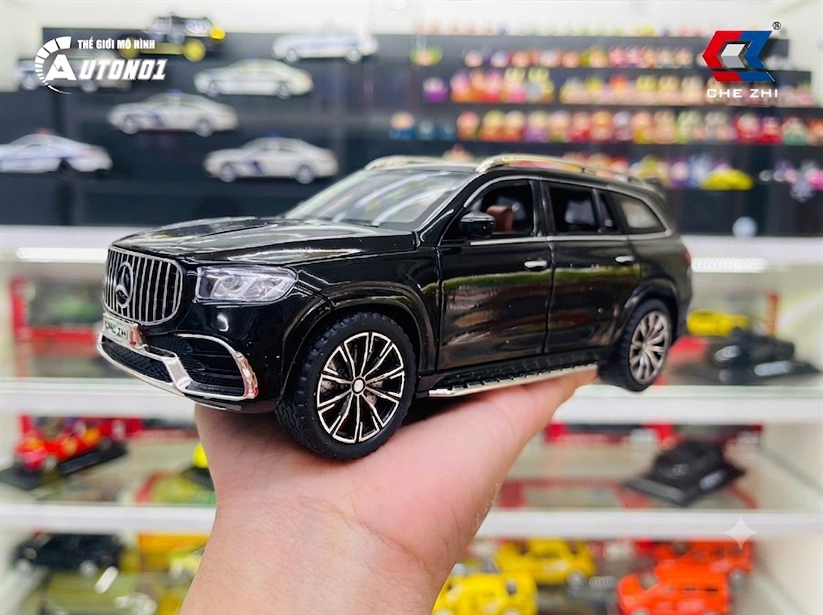  Xe ô tô mô hình bằng hợp kim và nhựa Mec GLS63 AMG tỉ lệ 1:24 Chezhi CZ134P OT24070 
