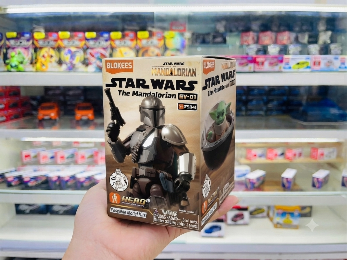  Mô hình Blokees Model Kits - Star War GV01 - The Mandalorian Series 75841 