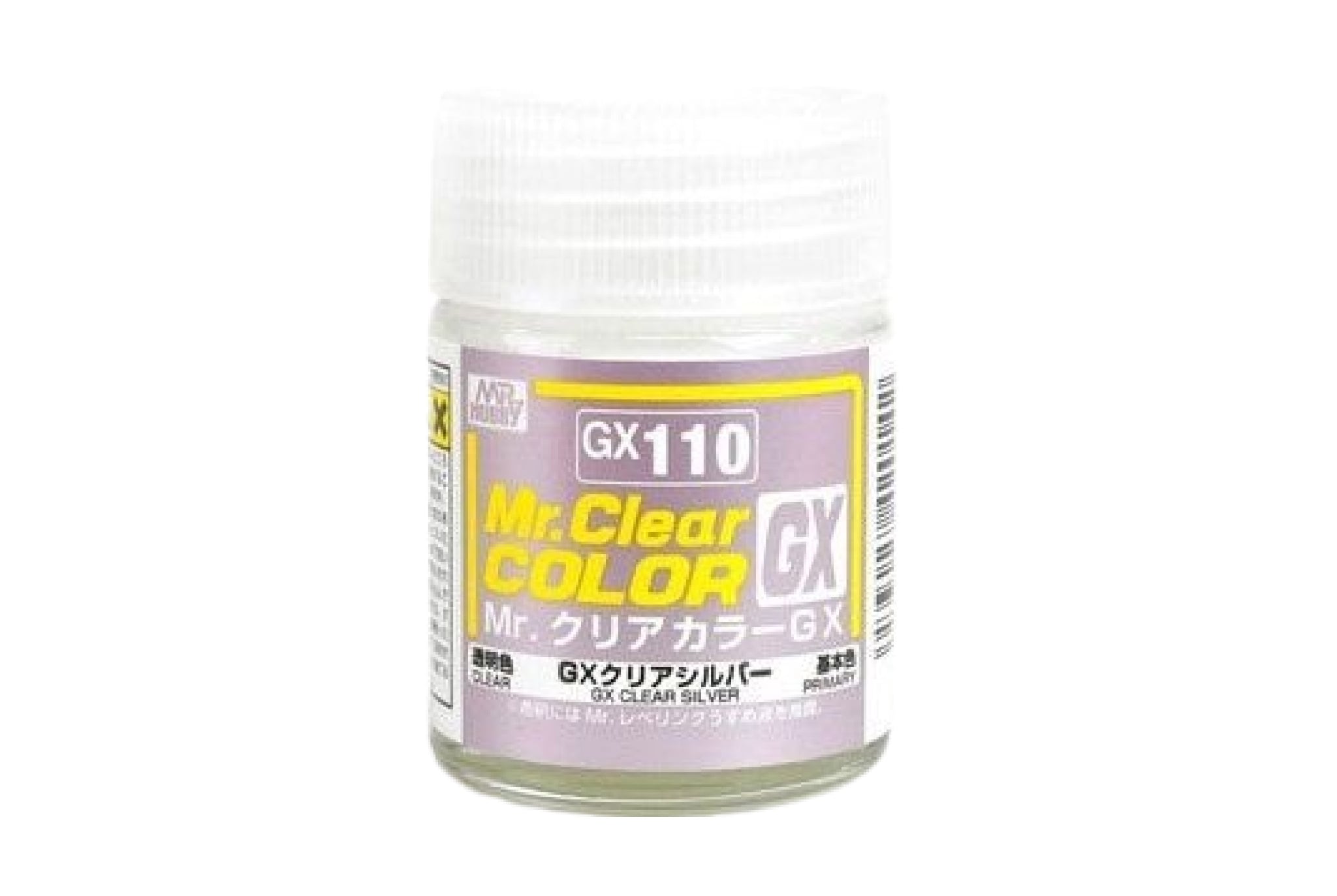  Lacquer gx110 clear silver sơn mô hình màu bạc trong suốt bóng 18ml Mr.Hobby GX110 