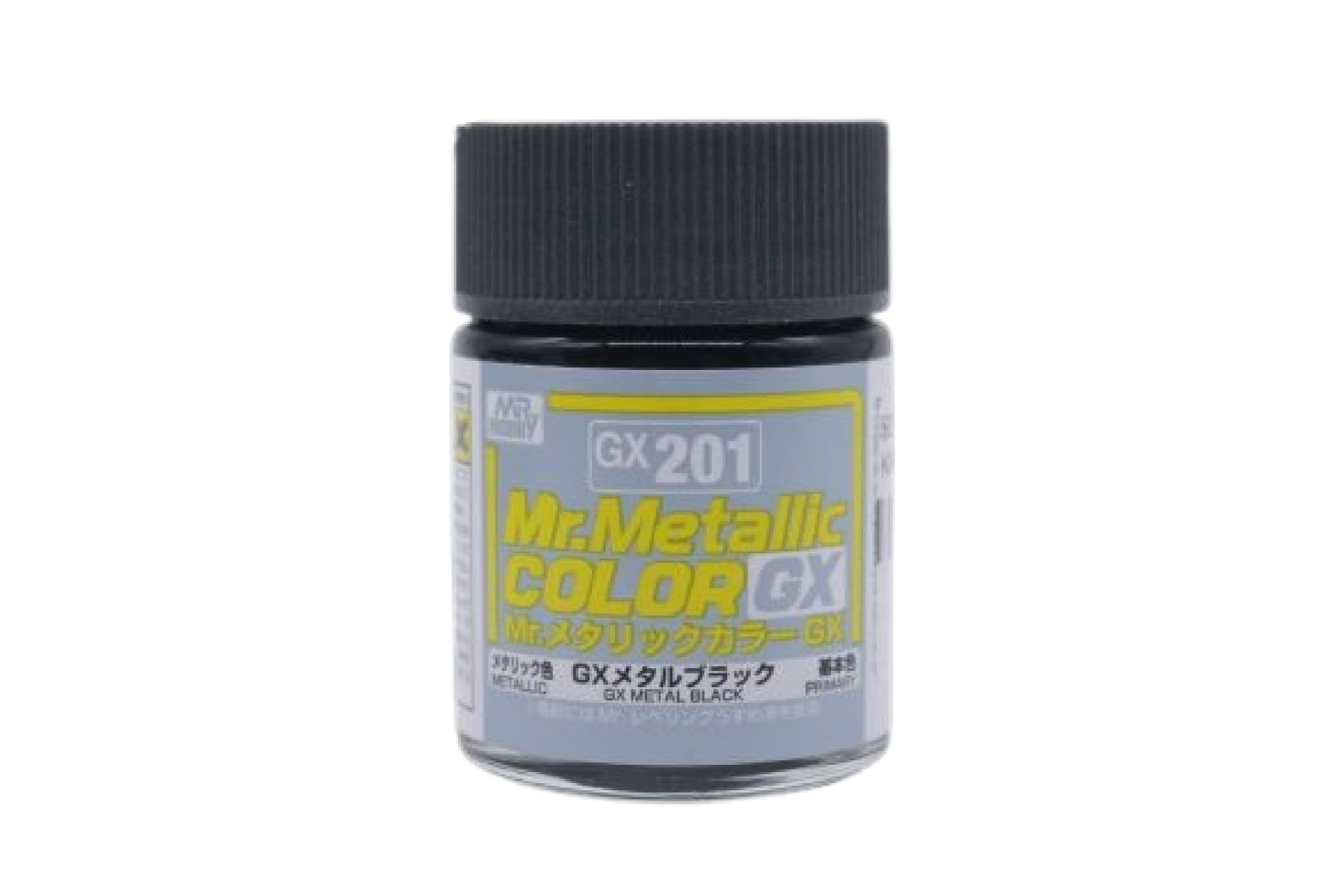  Lacquer gx201 metal black sơn mô hình màu đen kim loại bóng 18ml Mr.Hobby GX201 