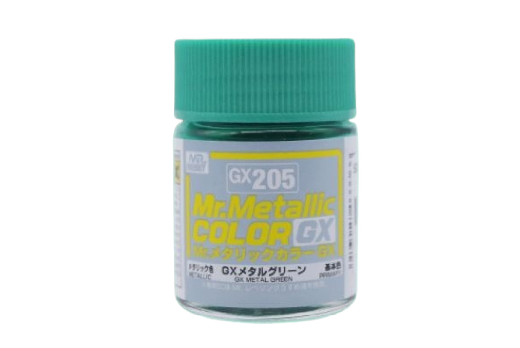  Lacquer gx205 metal green sơn mô hình màu xanh lục kim loại bóng 18ml Mr.Hobby GX205 