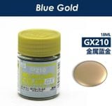  Lacquer GX210 metal blue gold sơn mô hình màu vàng xanh ánh kim 18ml Mr.Metallic Color - Mr.Hobby GX210 