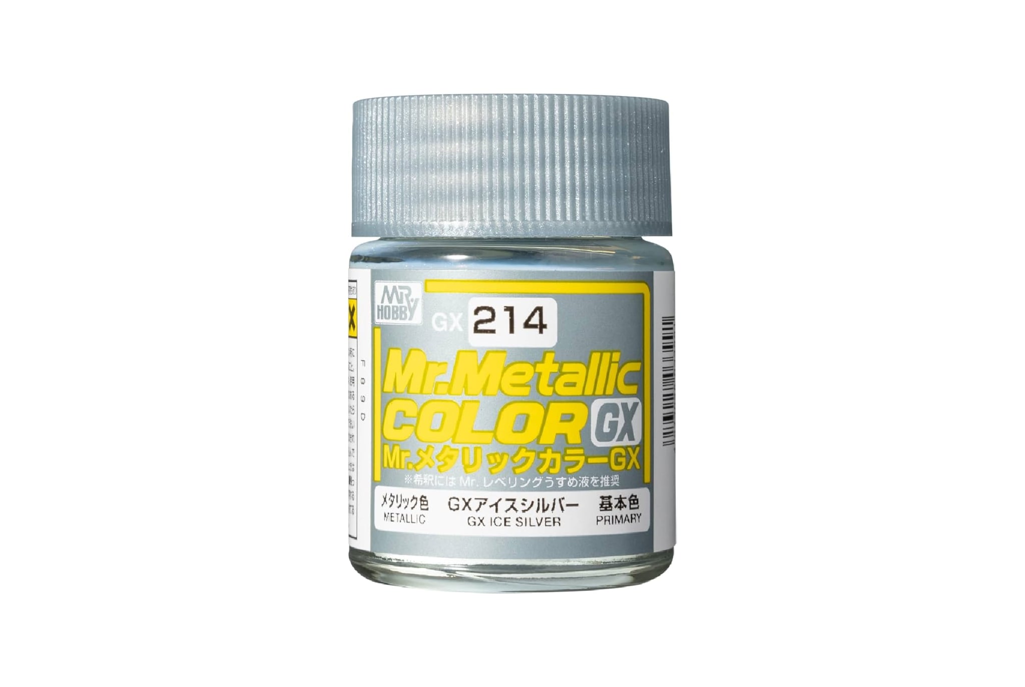  Lacquer GX214 ice silver sơn mô hình màu bạc băng ánh kim 18ml Mr.Metallic Color - Mr.Hobby GX214 