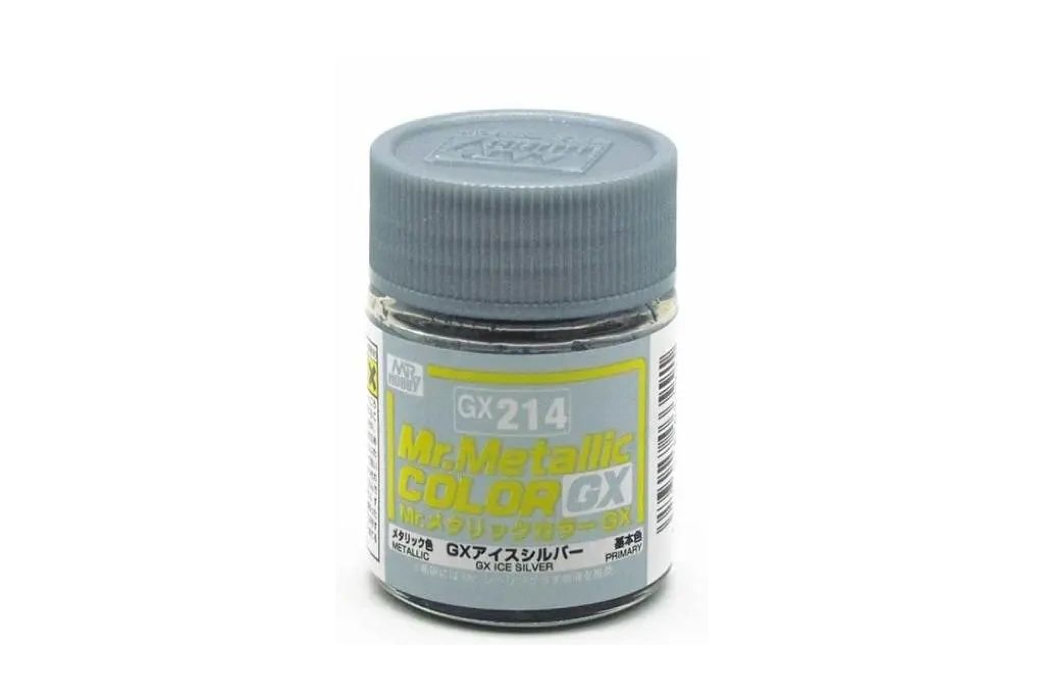  Lacquer GX214 ice silver sơn mô hình màu bạc băng ánh kim 18ml Mr.Metallic Color - Mr.Hobby GX214 