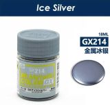  Lacquer GX214 ice silver sơn mô hình màu bạc băng ánh kim 18ml Mr.Metallic Color - Mr.Hobby GX214 