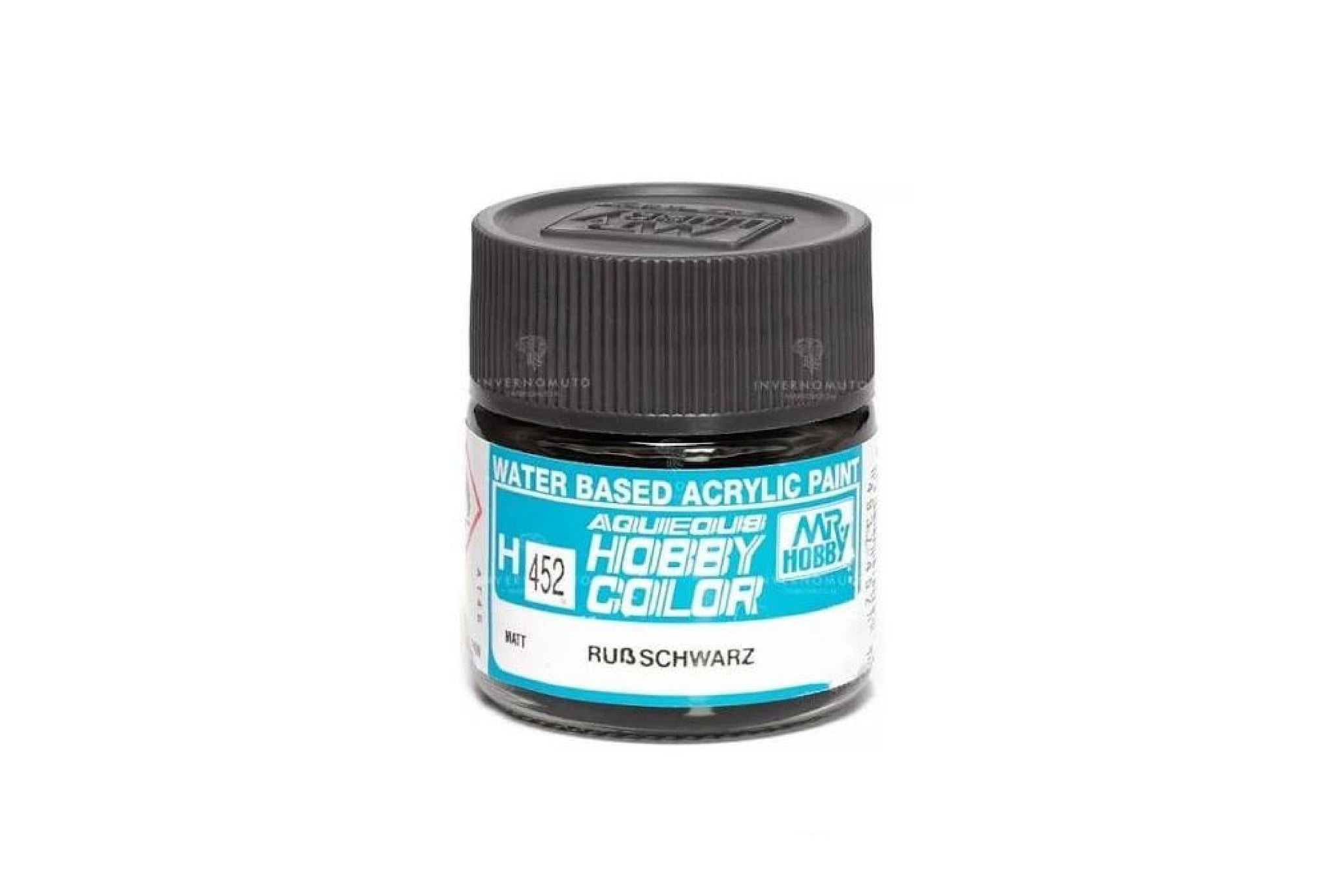  Acrylic H452 Rußschwarz / Soot Black — Đen mồ hóng / Đen muội 10ml Mr.Hobby H452 