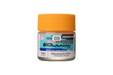  Aqueous HGQ03 yellow sơn mô hình màu vàng dòng Gundam Color GQuuuuuuX 10ml Mr.Hobby HGQ03 