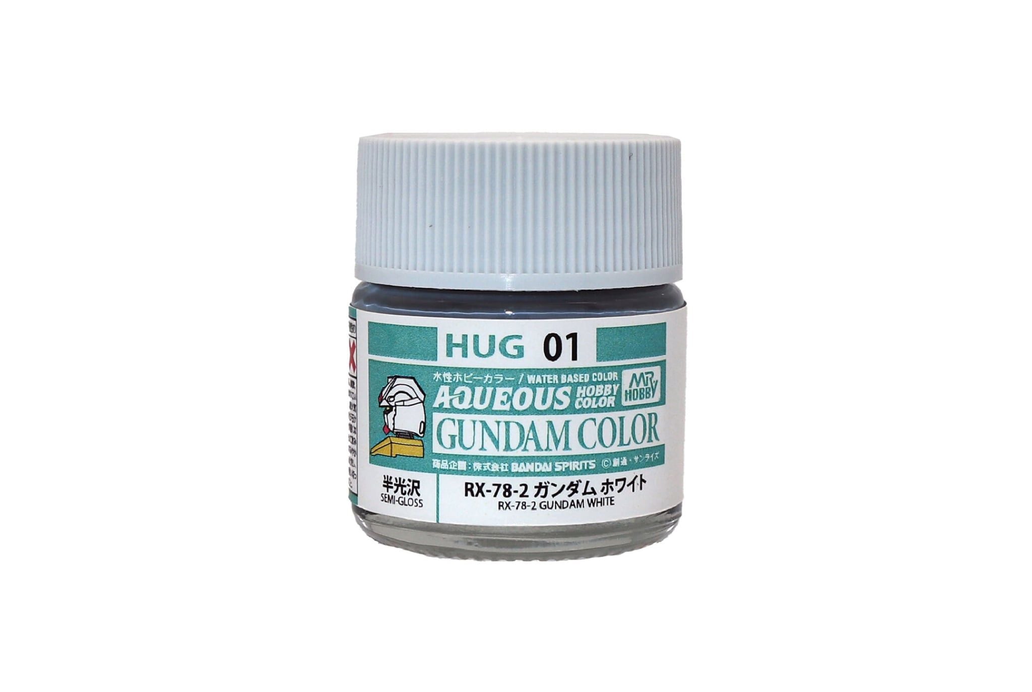  Aqueous HUG01 white sơn mô hình màu trắng dòng RX-78-2 Gundam 10ml Mr.Hobby HUG01 