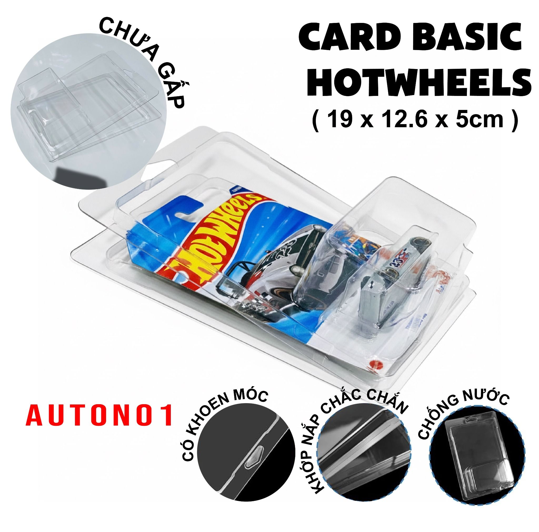  Hộp bảo vệ nhựa Pvc đựng Hotwheels basic tỉ lệ 1:64 PVC_HOTWHEELS_BASIC 